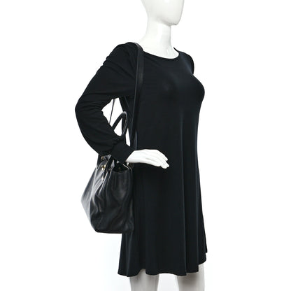 Chanel Calfskin Cerf Executive Shopper Tote Black 2 of 10