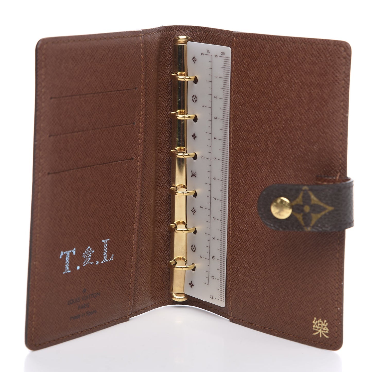 Monogram Panda Small Ring Agenda Cover