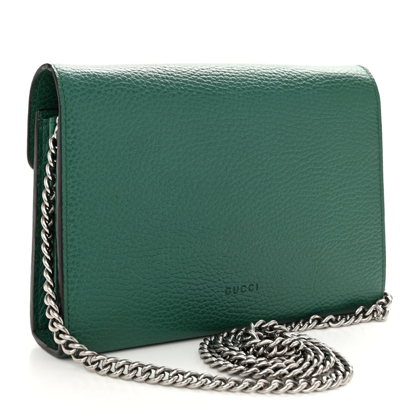 Calfskin Mini Dionysus Chain Wallet Emerald