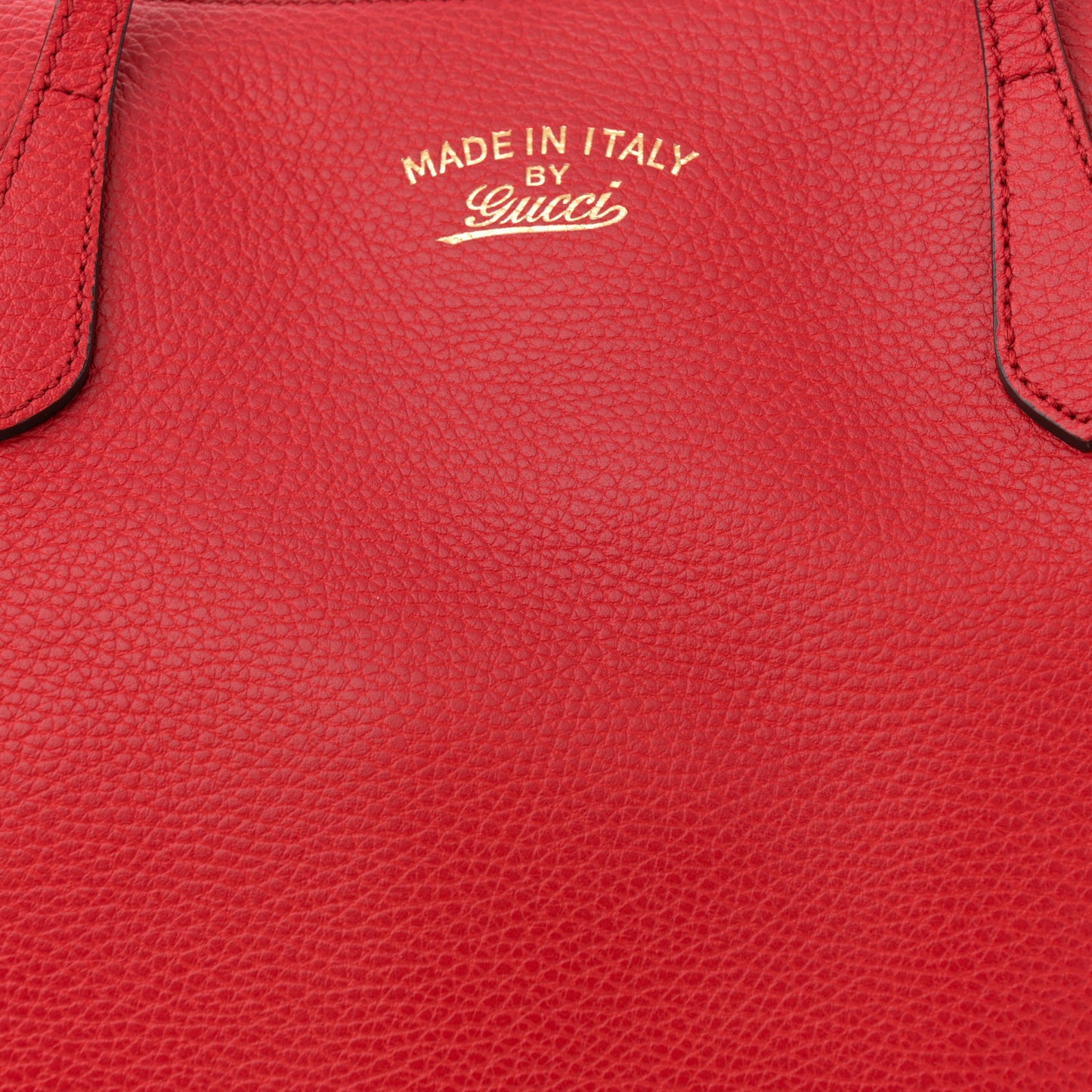 Dollar Calfskin Medium Swing Tote Red
