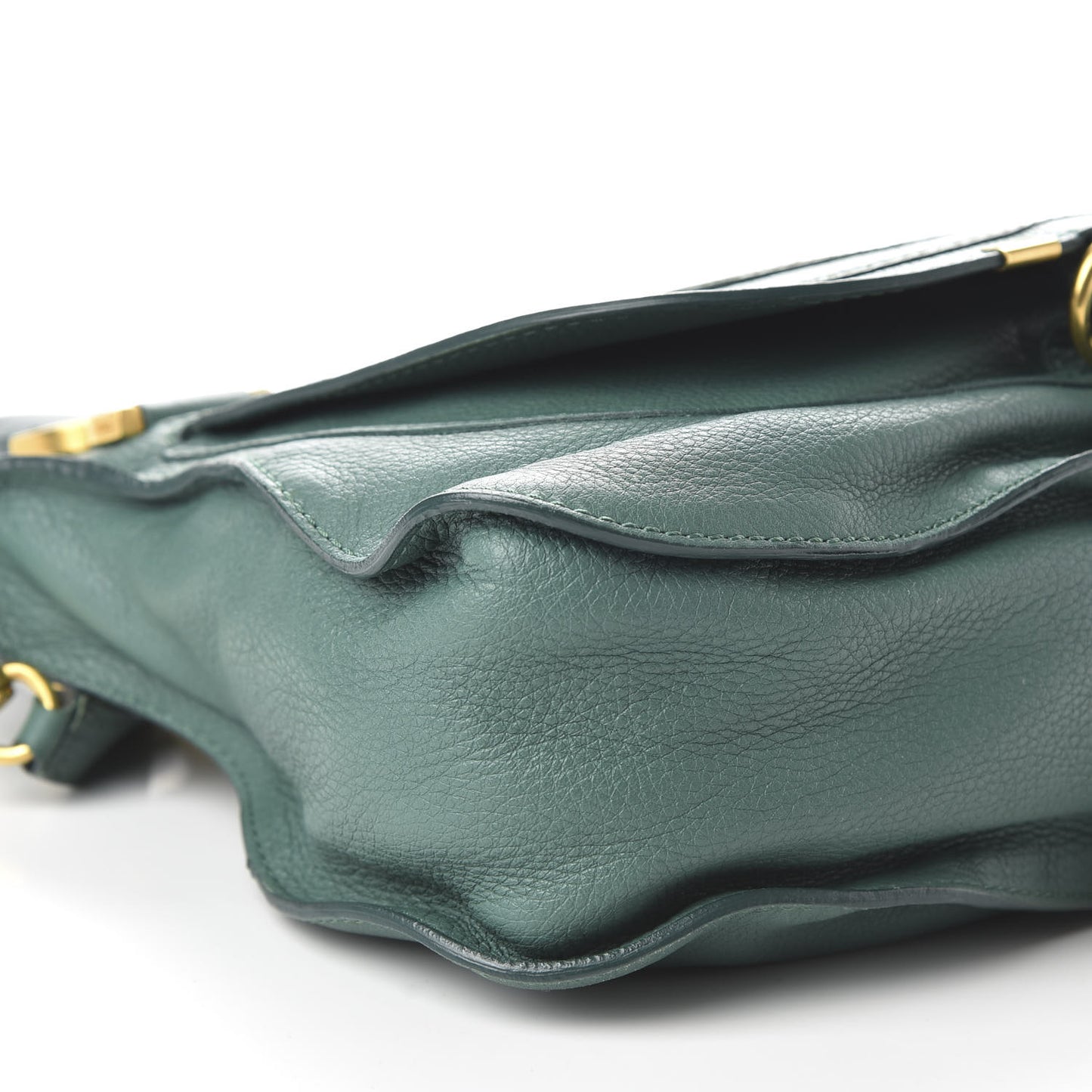 Calfskin Medium Marcie Satchel Emerald