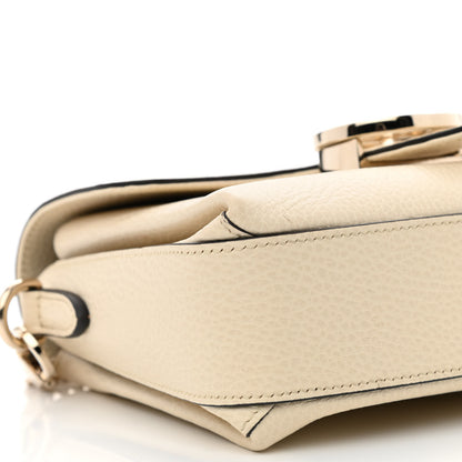 Gucci Dollar Calfskin Interlocking G Crossbody Bag Mystic White 9 of 10