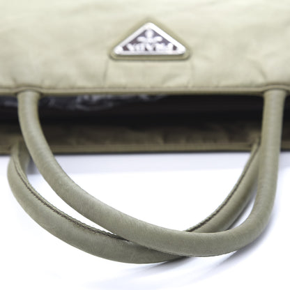 Prada Tessuto Nylon Tote Loden 11 of 14