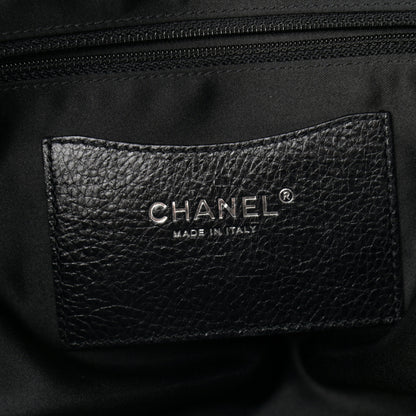 Chanel Glazed Calfskin Large On The Road Tote Black 7 of 12