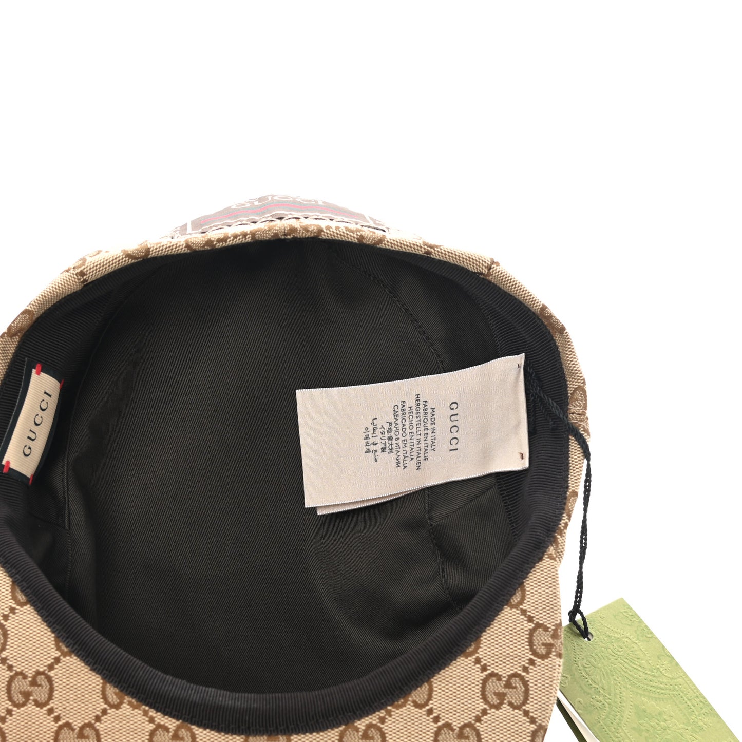 Monogram Flat Cap M Beige