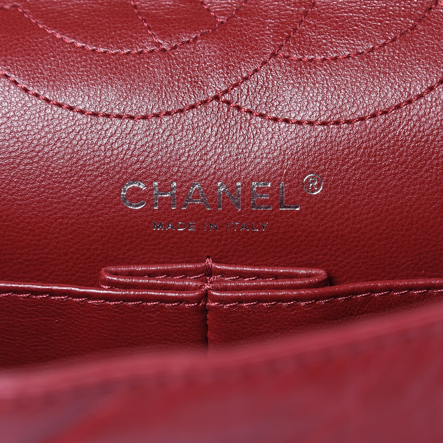 Aged Calfskin Quilted 2.55 Reissue 226 Flap Red