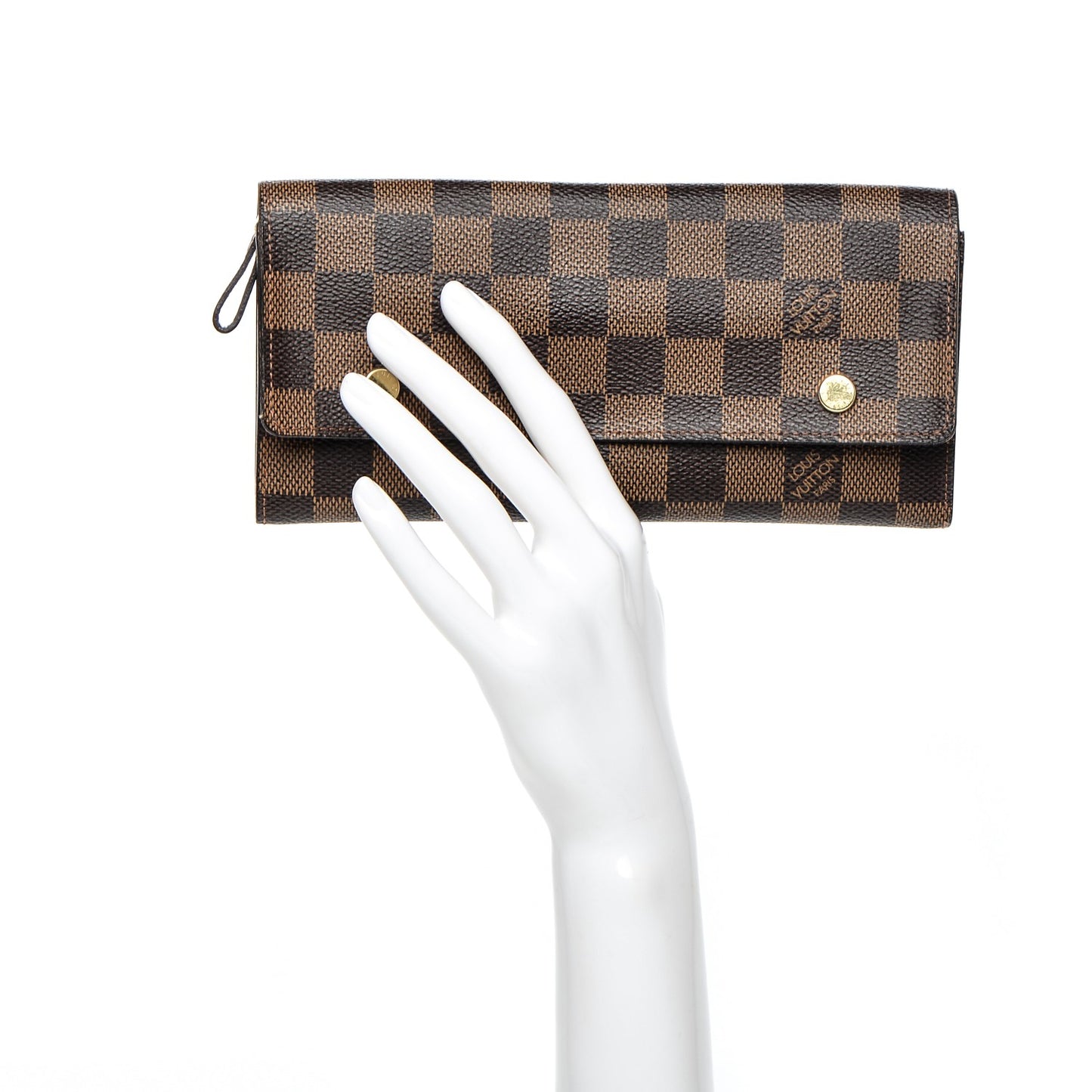 Damier Ebene Portefeuille Long Modulable Wallet