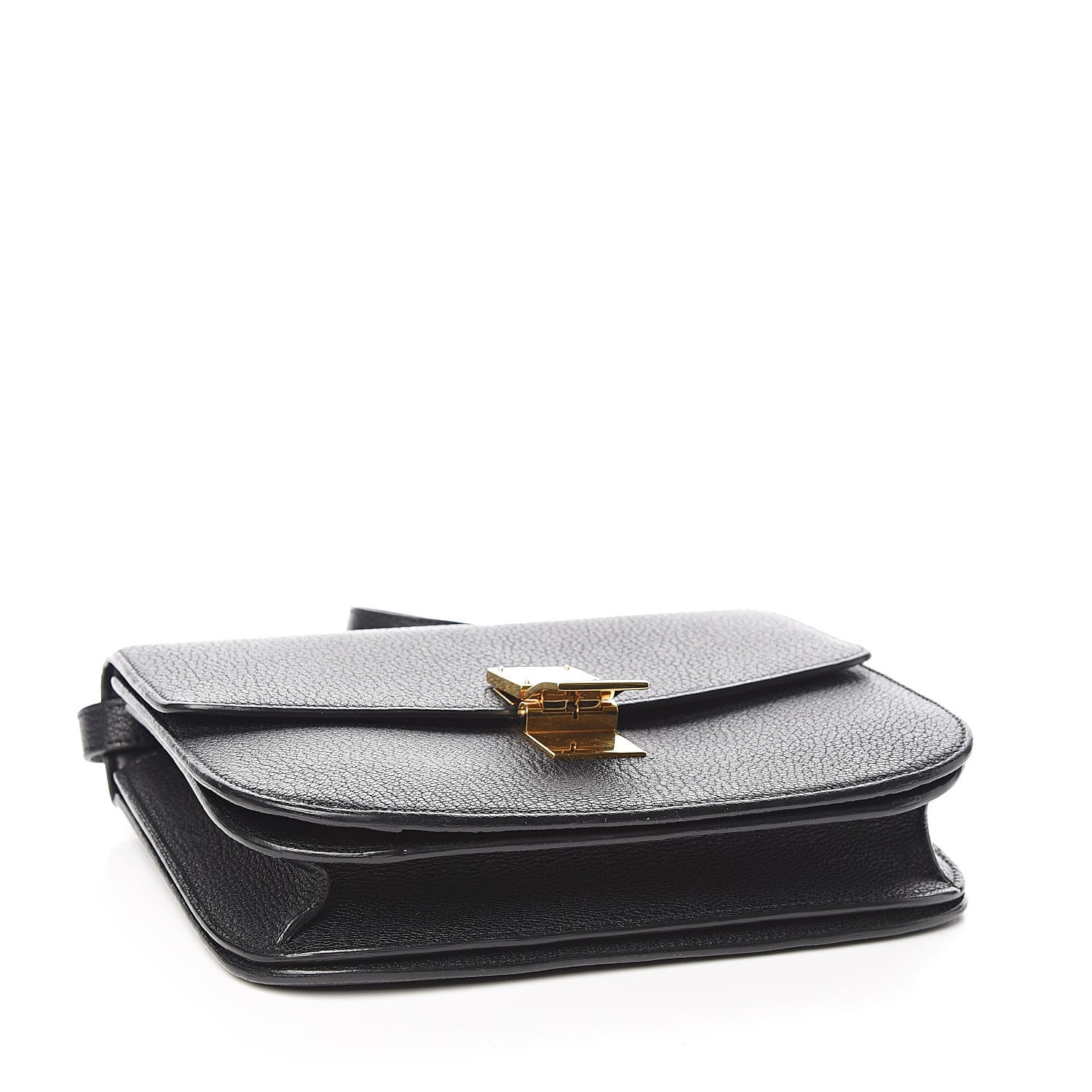 Celine Goatskin Medium Classic Box Flap Bag Black 4 of 12