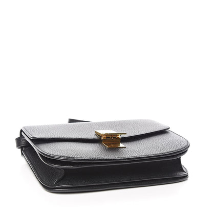 Celine Goatskin Medium Classic Box Flap Bag Black 4 of 12