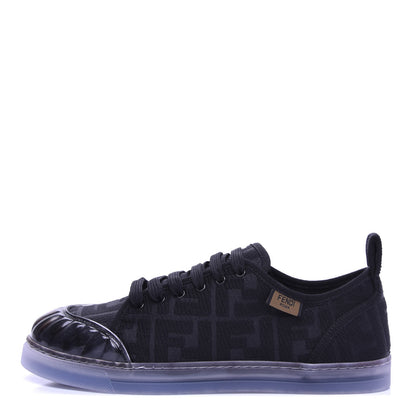 Fendi Corda FF Promenade Low Top Sneakers 39.5 Black 1 of 10