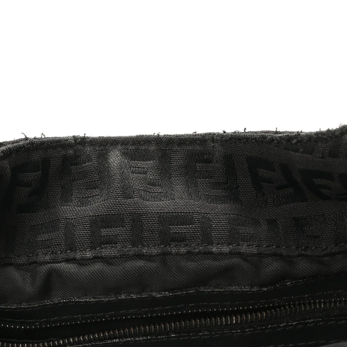 Zucchino Vitello Shoulder Bag Black Moro