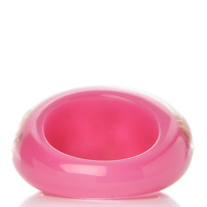 Louis Vuitton Resin Swarovski Inclusion Ring 6.5 Framboise 3 of 4