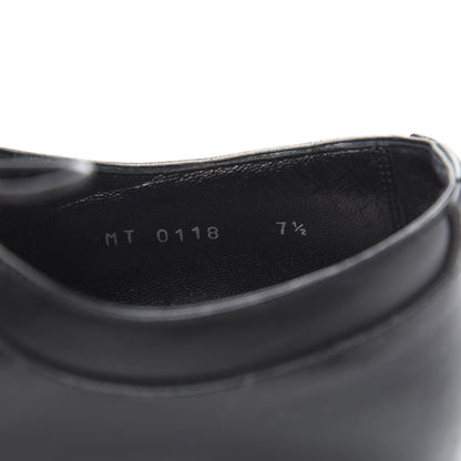 Louis Vuitton Mens Calfskin Oxfords 7.5 Black 8 of 14