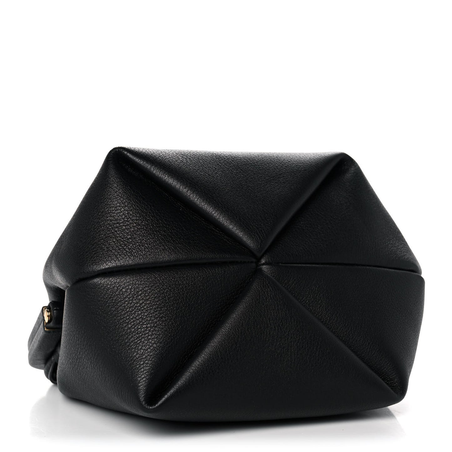 Lambskin Mini Bloom Shoulder Bag Black
