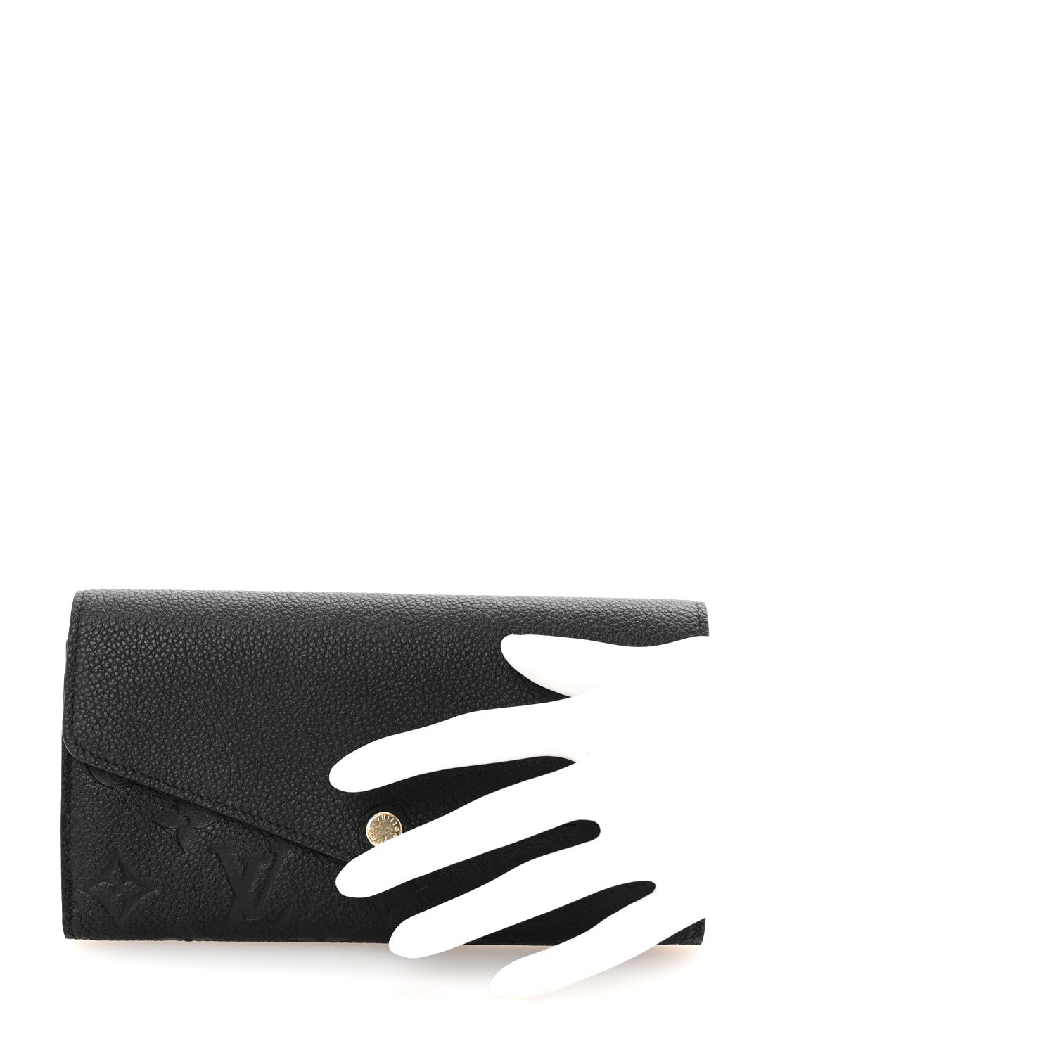Louis Vuitton Empreinte Sarah Wallet NM Black 2 of 6