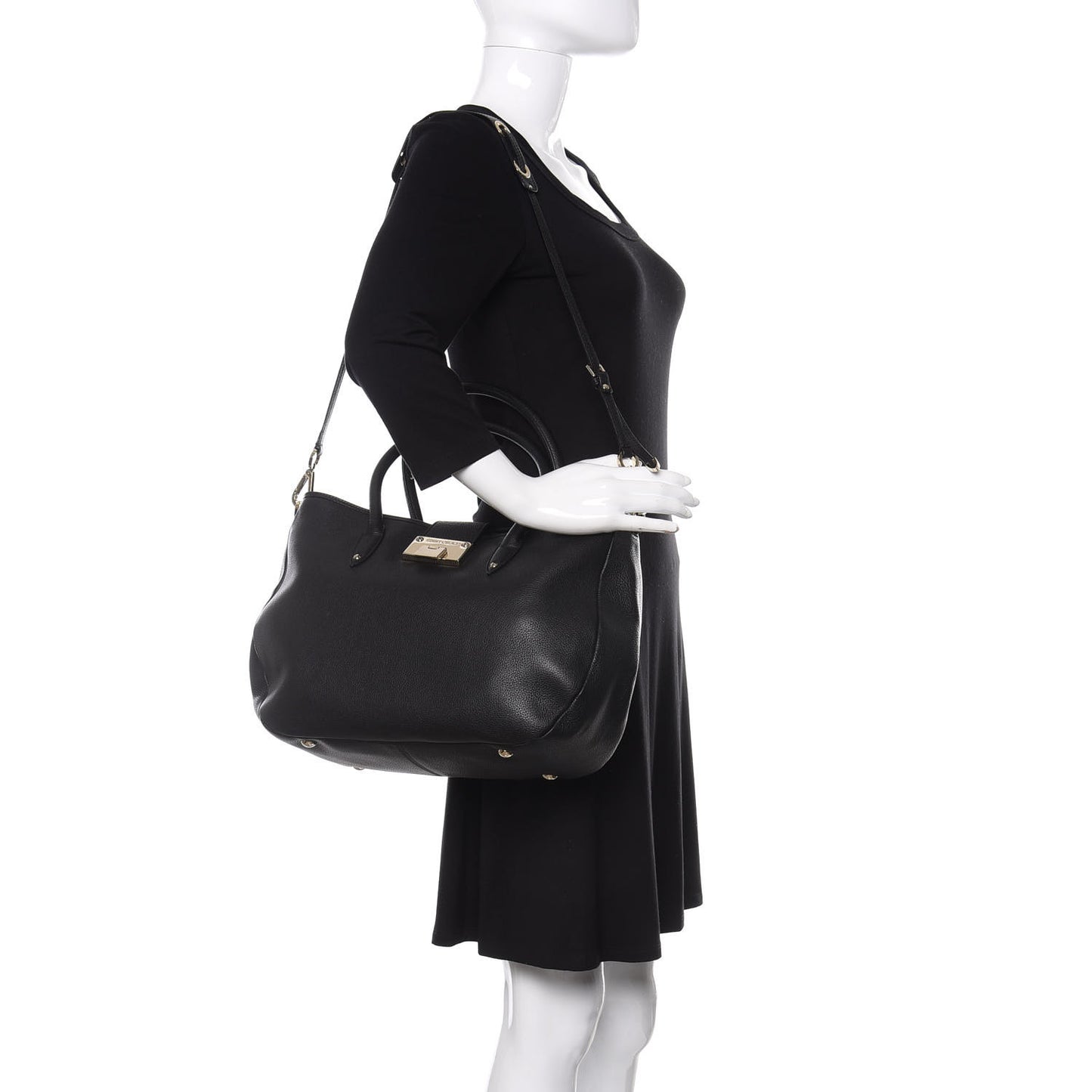 Grainy Calf Rania Black