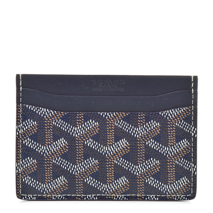 Goyard Goyardine Saint Sulpice Card Holder Navy 1 of 7