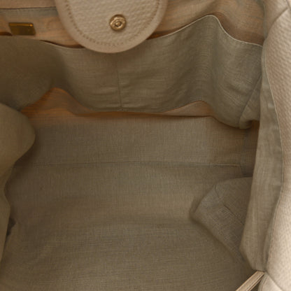 Chanel Mixed Fibers Medium Deauville Tote Beige 6 of 12