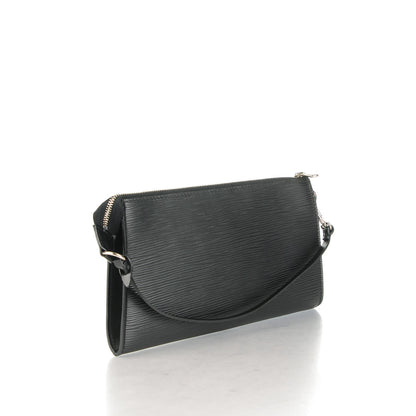 Louis Vuitton Epi Pochette Accessories 24 Black 3 of 7