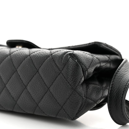 Chanel Grained Calfskin Quilted 2.55 Reissue Flap Belt Bag Clutch Black 11 of 11