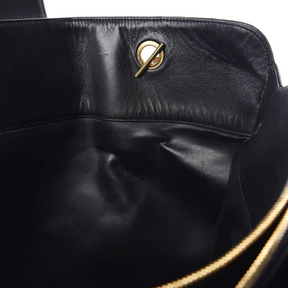 Chanel Calfskin Stitched XL Weekender Black 8 of 12