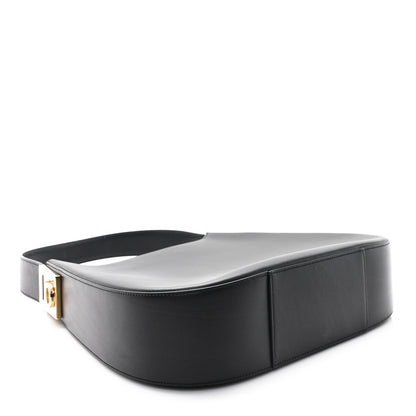 Salvatore Ferragamo Calfskin Medium Gancio Hobo Black 4 of 12