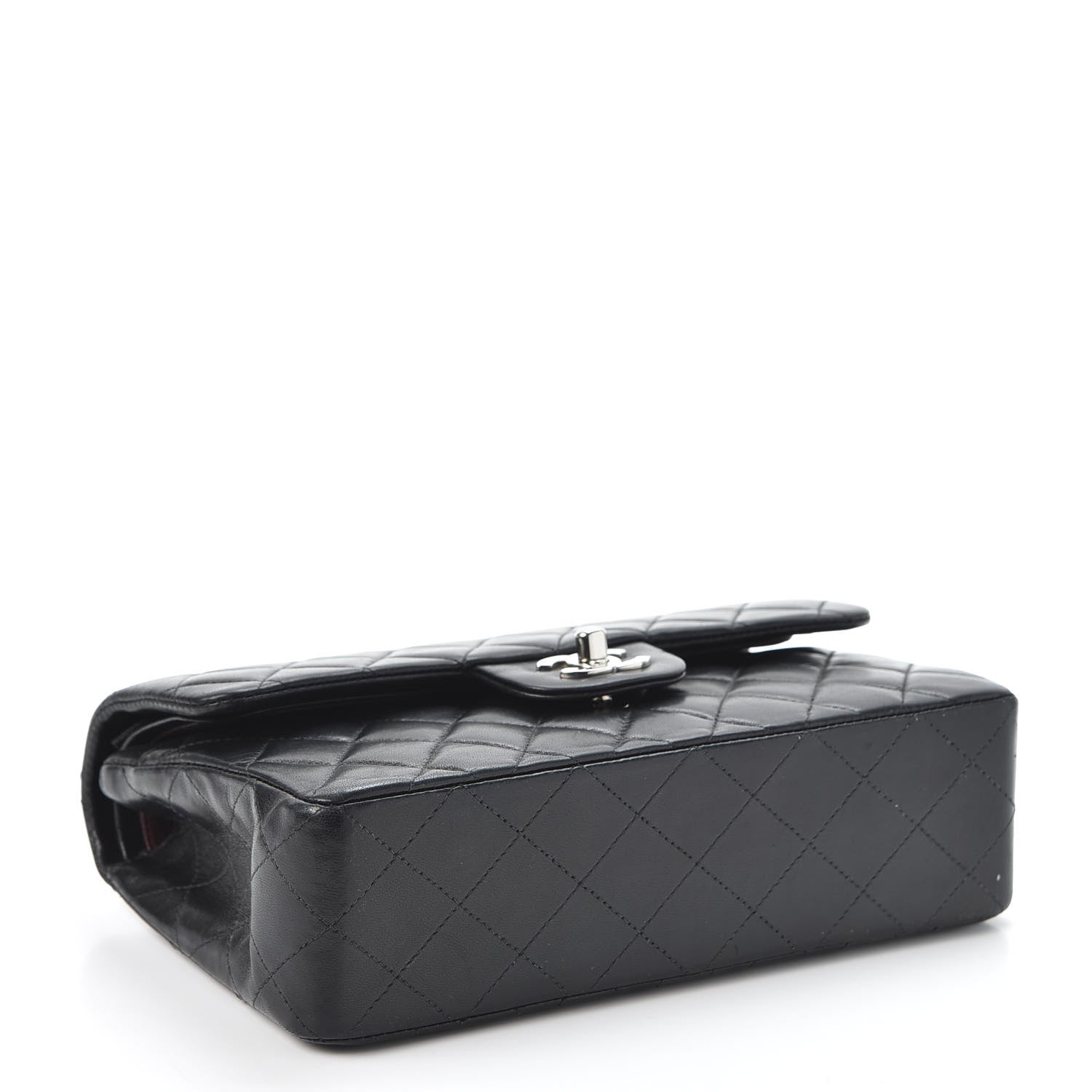 Chanel Lambskin Quilted Small Double Flap Black 3 of 10