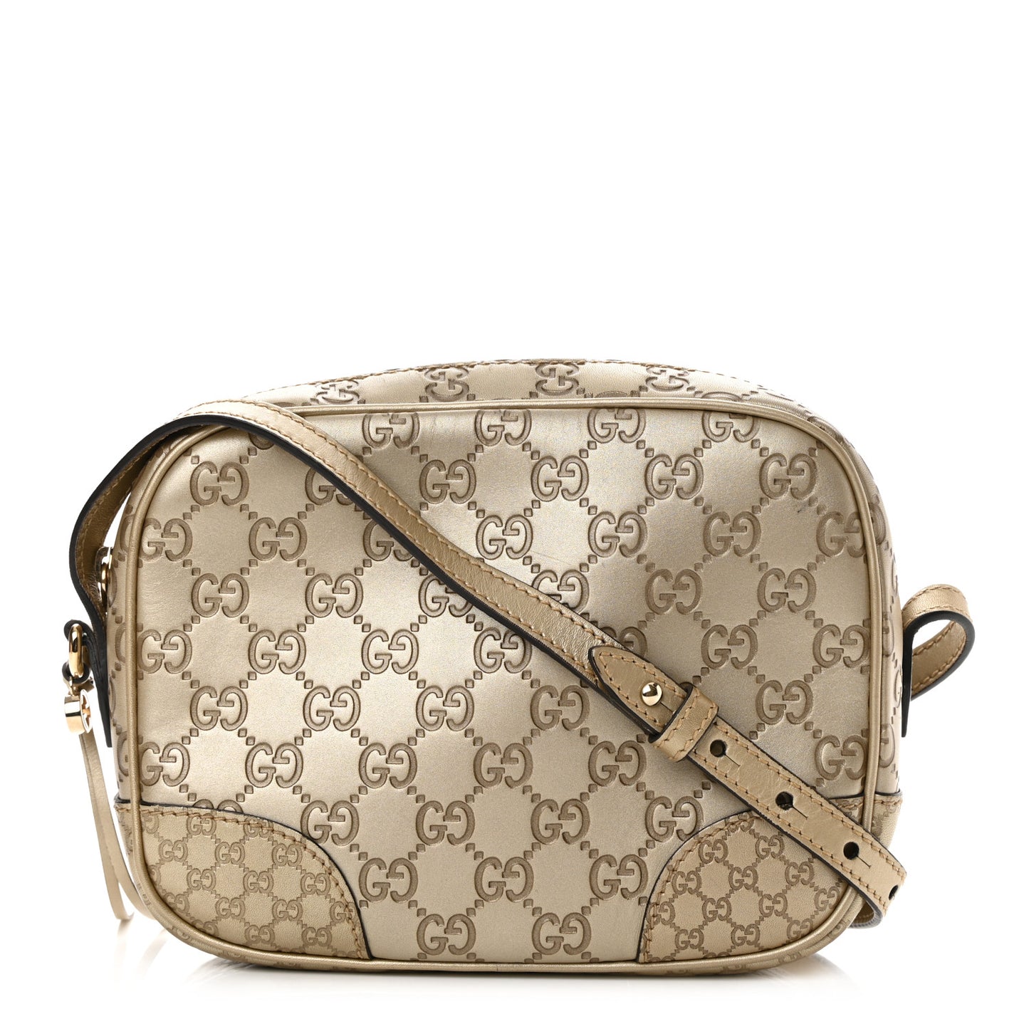Guccissima Mini Bree Messenger Bag Gold