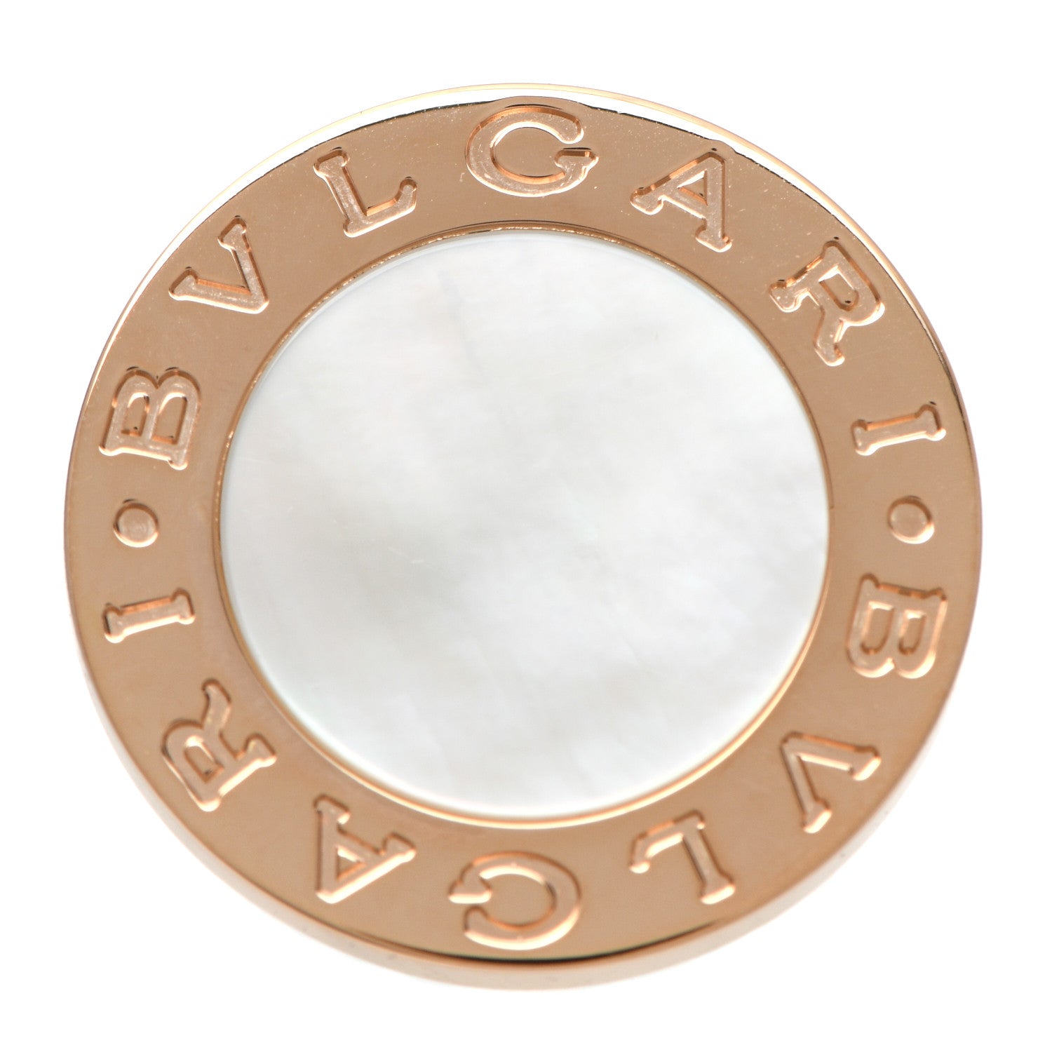 Bulgari 18K Yellow Gold Mother of Pearl BVLGARI BVLGARI Ring 52 6 1 of 6