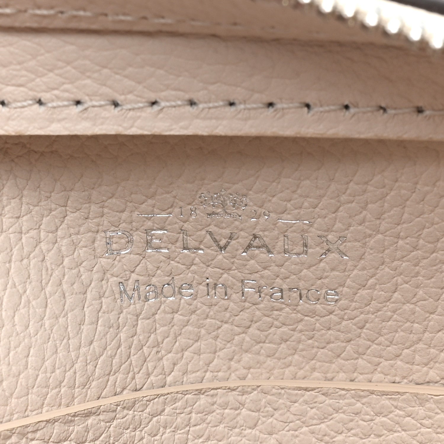 Delvaux Jumping Calfskin Pin City Sling Bag Sesame 6 of 9
