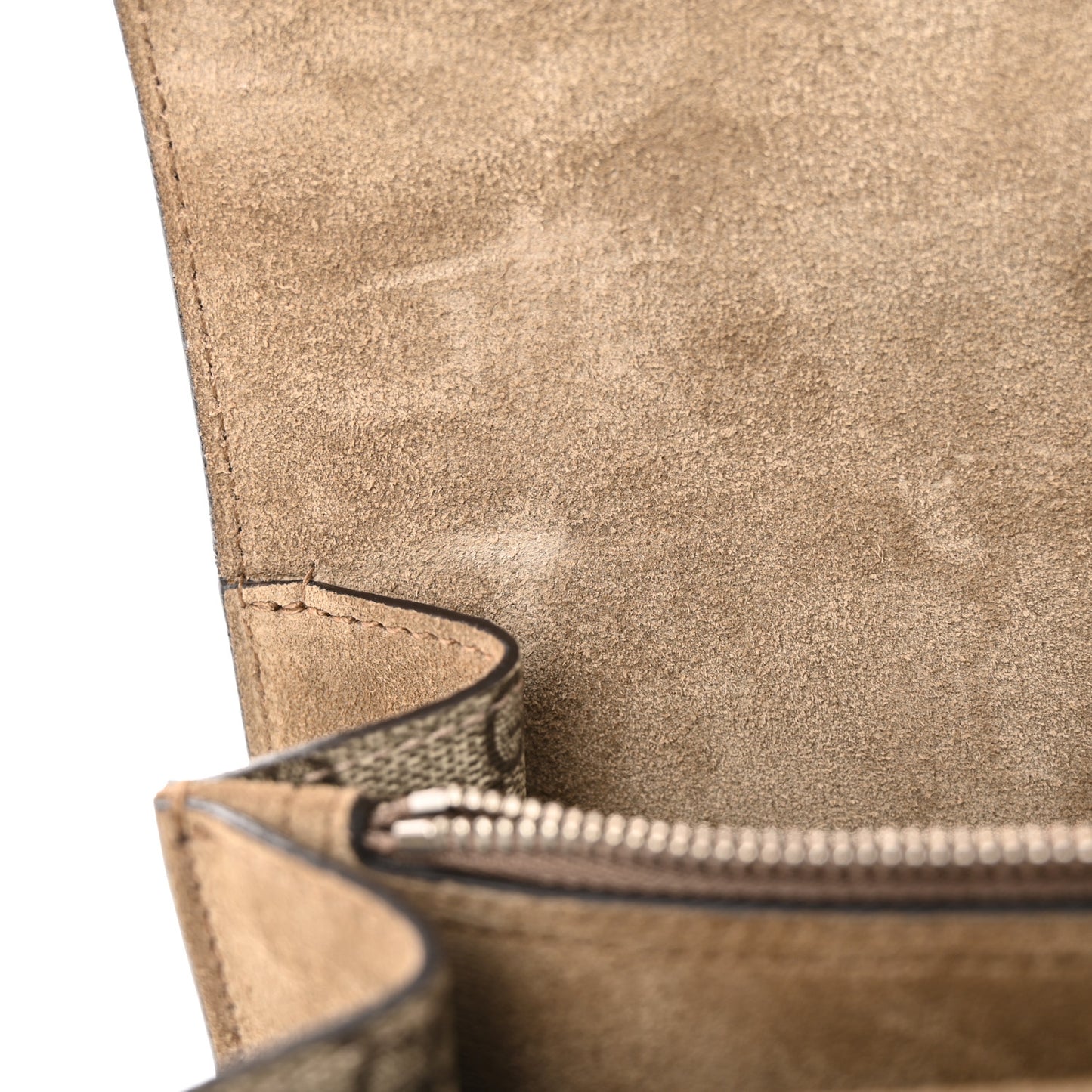 GG Supreme Monogram Small Dionysus Shoulder Bag Taupe