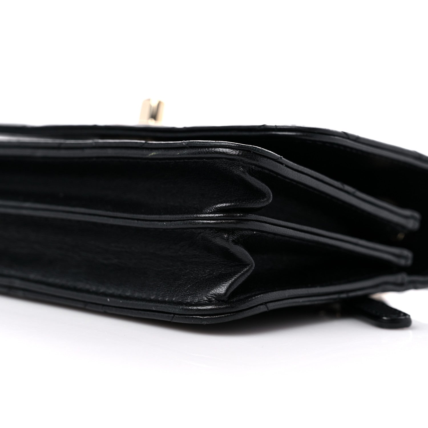 Chanel Lambskin Quilted Mini Trendy CC Wallet On Chain WOC Black 8 of 11