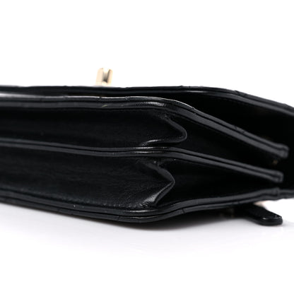 Chanel Lambskin Quilted Mini Trendy CC Wallet On Chain WOC Black 8 of 11