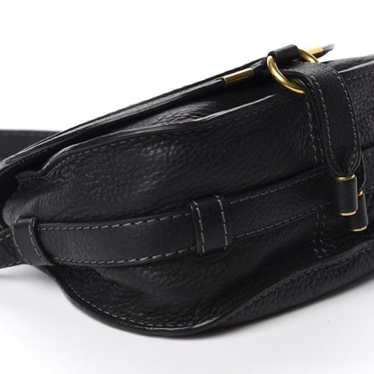 Chloe Calfskin Mini Marcie Round Crossbody Bag Black 6 of 10