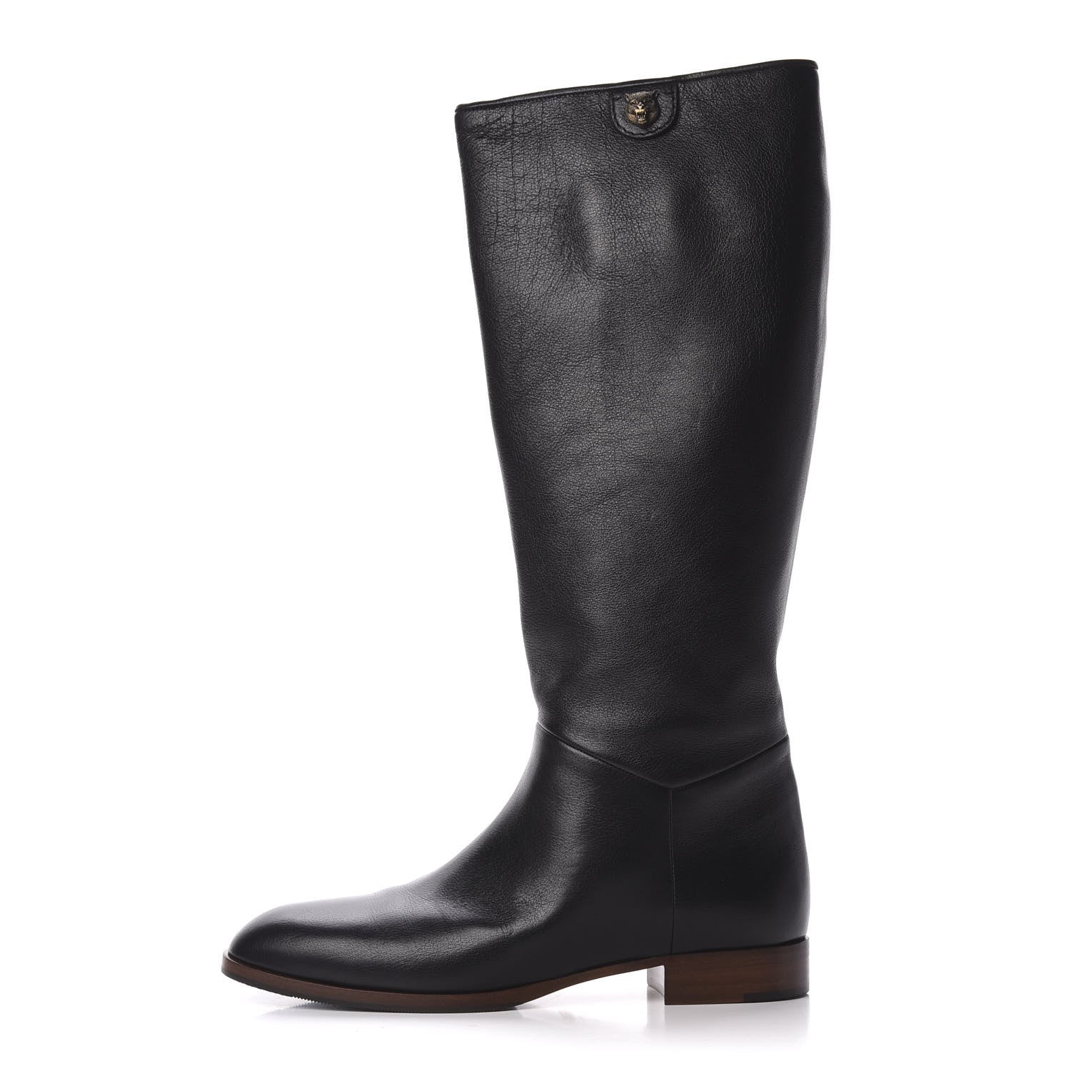 Gucci Calfskin Piuma Lux Energy High Boots 40 Black 1 of 8