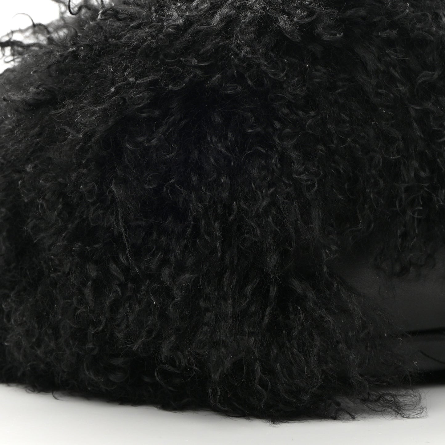 Shearling Lambskin Joe Backpack Black