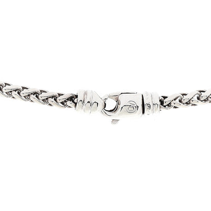 David Yurman Sterling Silver Diamond Prasiolite 14mm Albion Pendant Necklace 6 of 6