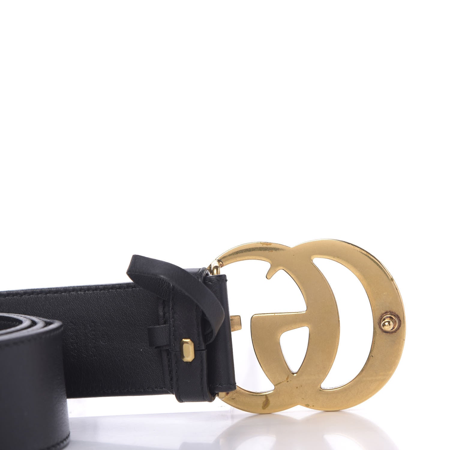 Gucci Calfskin Double G 40mm Belt 85 34 Black 3 of 10