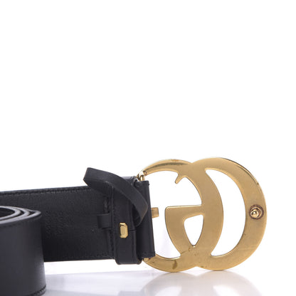Gucci Calfskin Double G 40mm Belt 85 34 Black 3 of 10