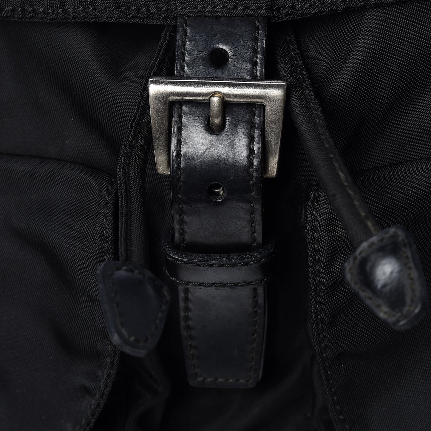 Nylon Vela Medium Backpack Black