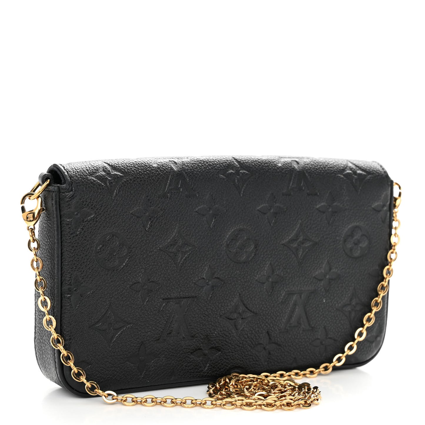 Empreinte Pochette Felicie Chain Wallet Black