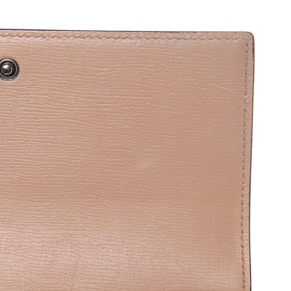 Gucci Calfskin Blooms Print Continental Wallet Pink Apricot Multicolor 12 of 12