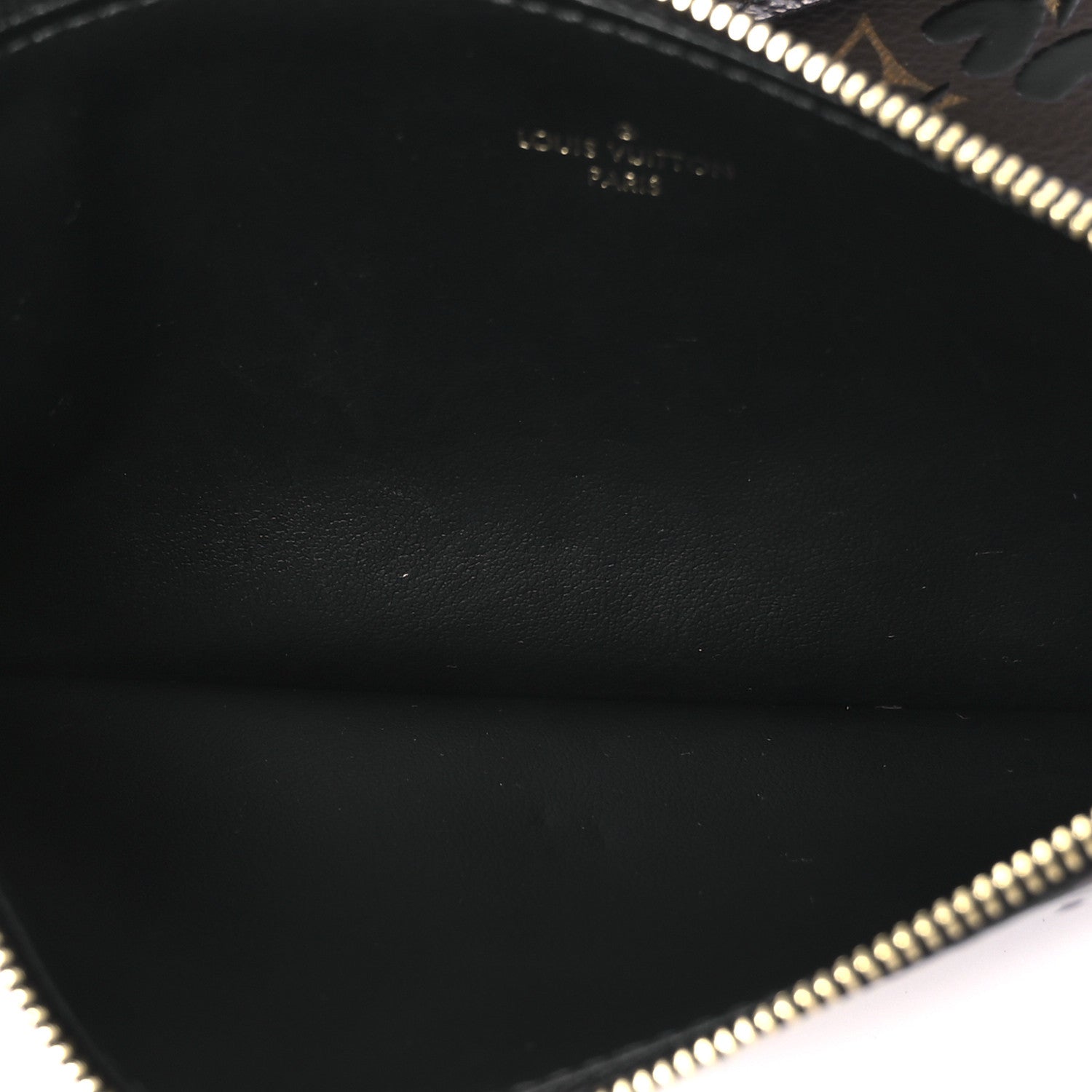 Louis Vuitton Monogram Blossom Pochette Felicie Chain Wallet Black 7 of 15