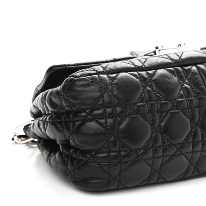 Christian Dior Lambskin Cannage New Lock Flap Black 9 of 11