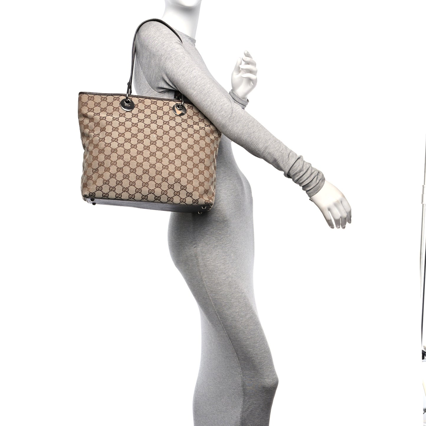 Monogram Eclipse Tote Gold