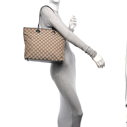 Gucci Monogram Eclipse Tote Gold 2 of 11