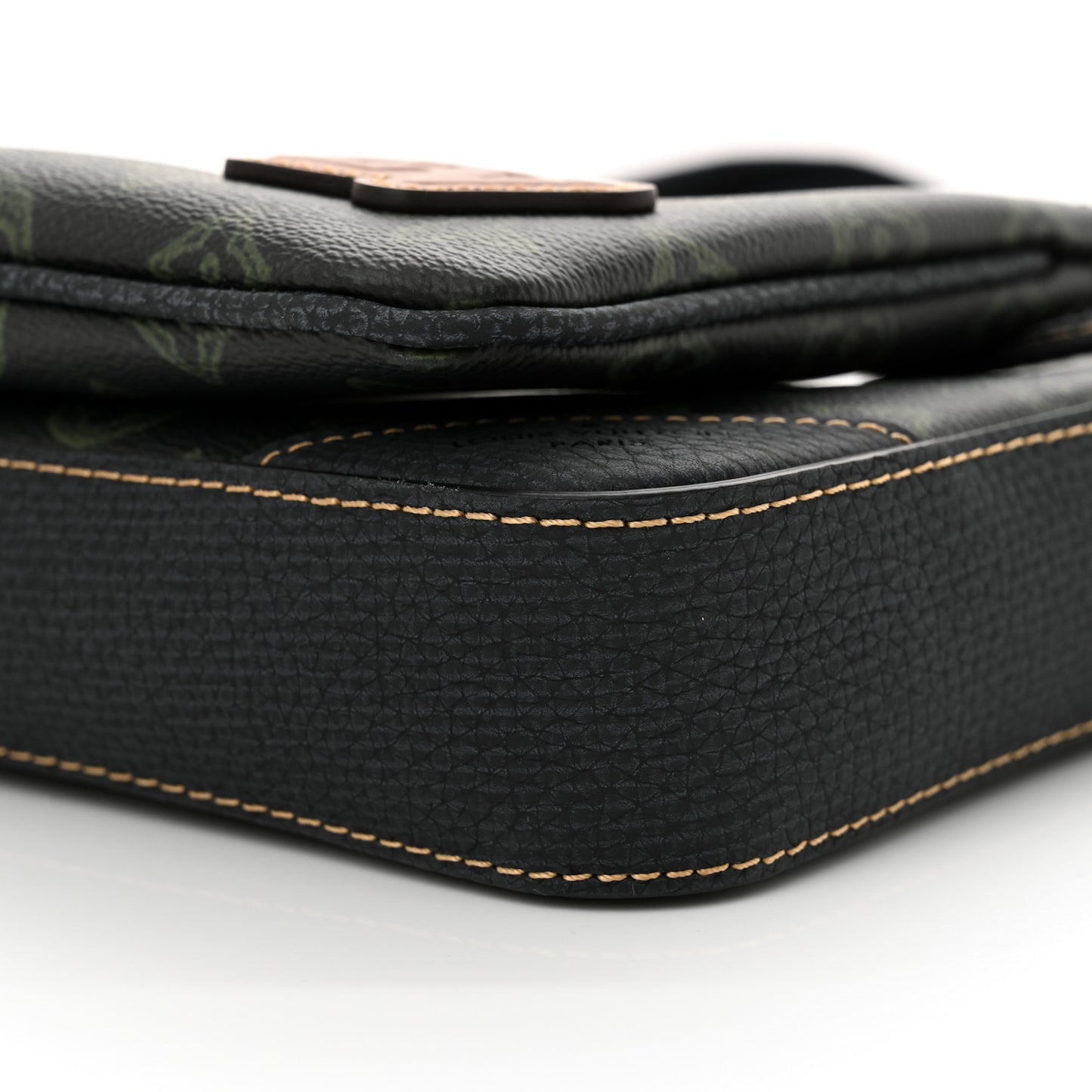 Monogram Trio Messenger Dark Green