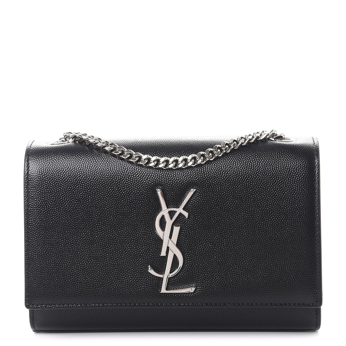Grain De Poudre Small Monogram Kate Satchel Black
