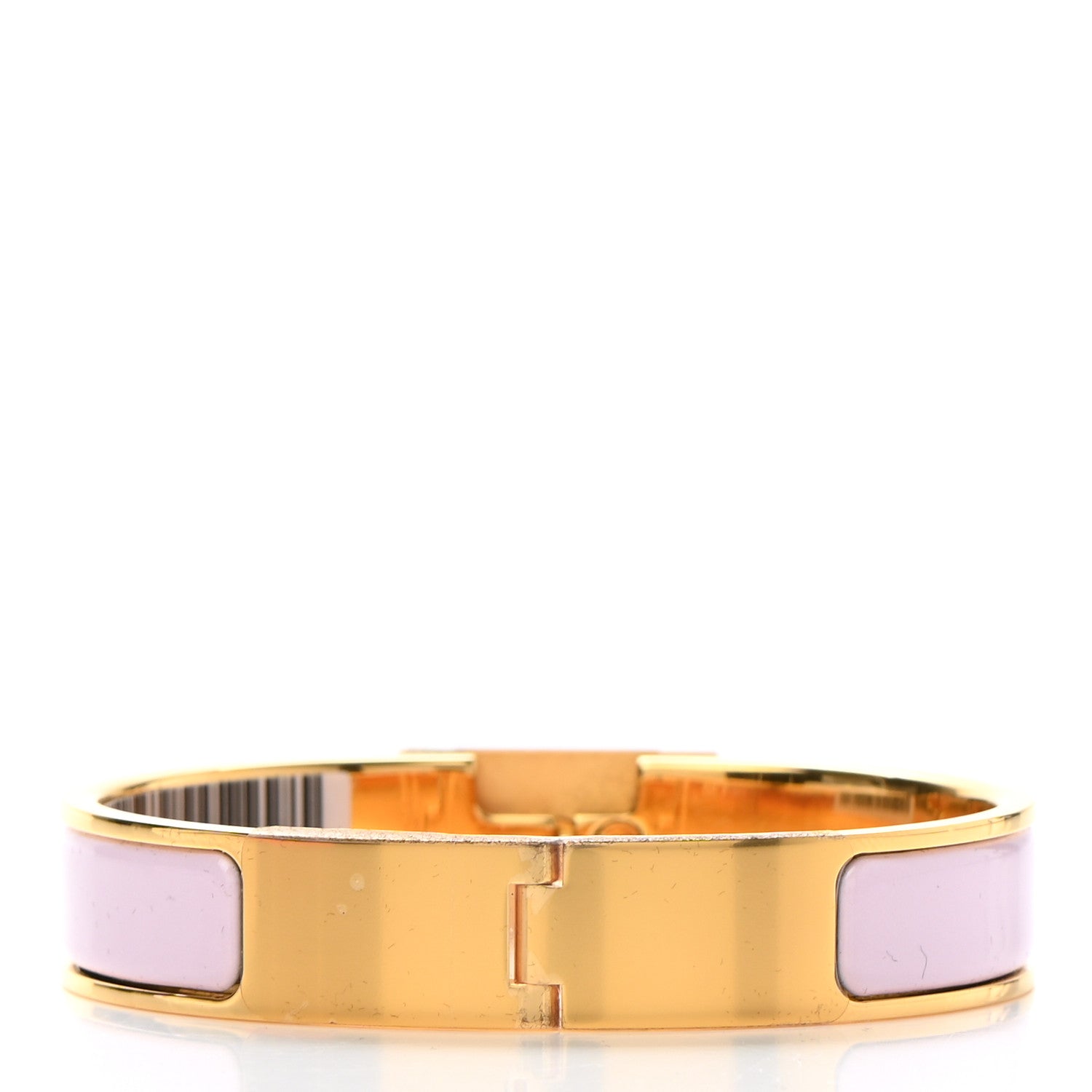 Hermes Enamel Clic Anneau Bracelet PM Rose Dragee 3 of 6