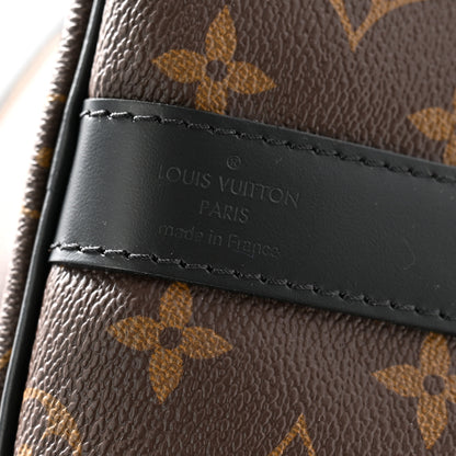 Louis Vuitton Monogram Macassar Keepall Bandouliere 55 5 of 8